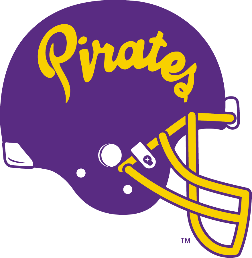 East Carolina Pirates 1979-1988 Helmet Logo iron on transfers for clothing